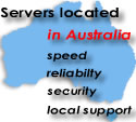 Web servers located in Brisbane Australia